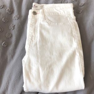 Hollister white jeans
